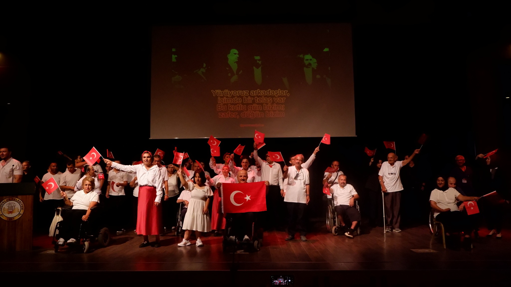 30 Ağustos Zafer Bayramı Coşkusu Kültür Merkezi’nde Yaşandı