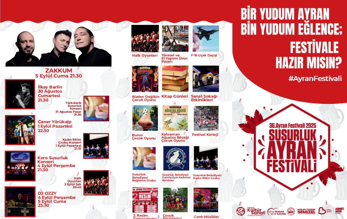 SUSURLUK AYRAN FESTİVALİ  2025 BAŞLIYOR